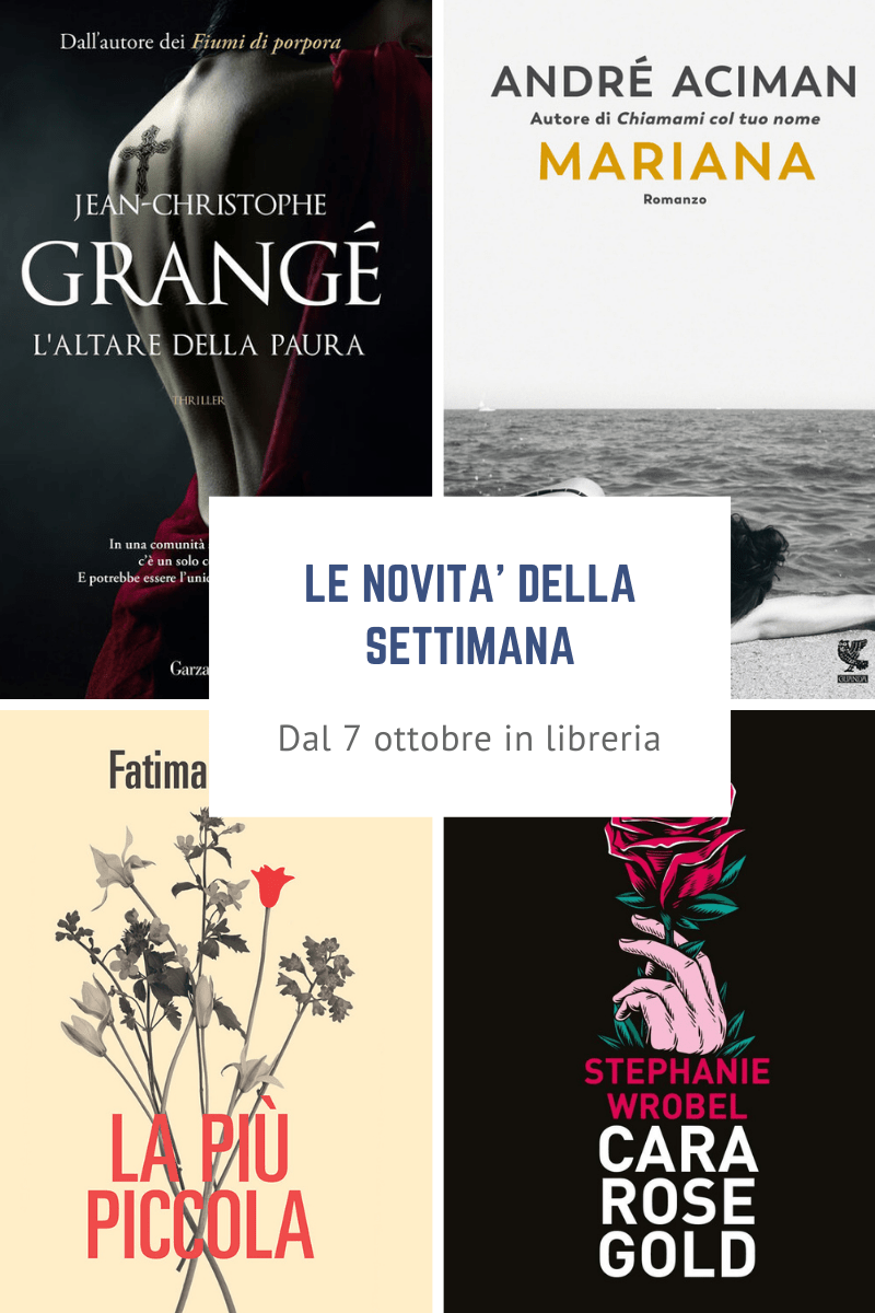 Novità della settimana, da oggi in libreria